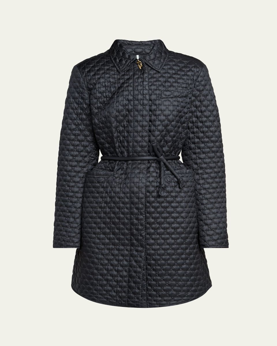 Raissac Quilted Long Down Coat